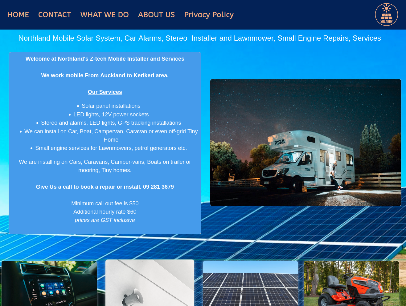 NAVANET Solarup and Small Engine Repairs  latest-creations 