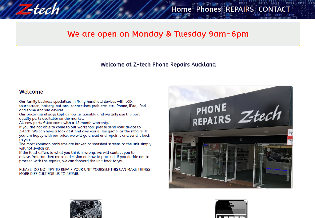 NAVANET Z-tech Phone Repair Browns Bay  latest-creations 